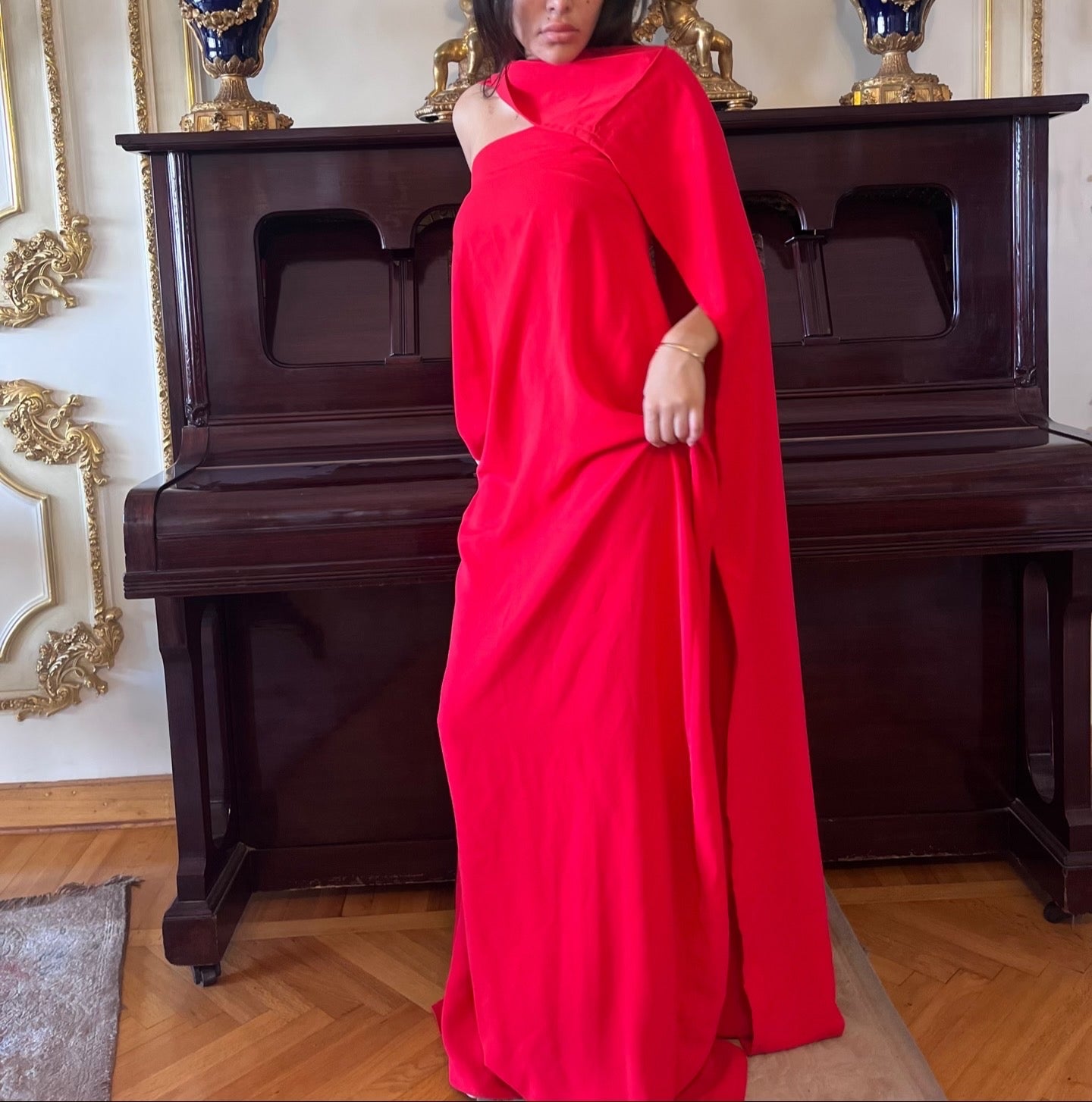 scarlet dress