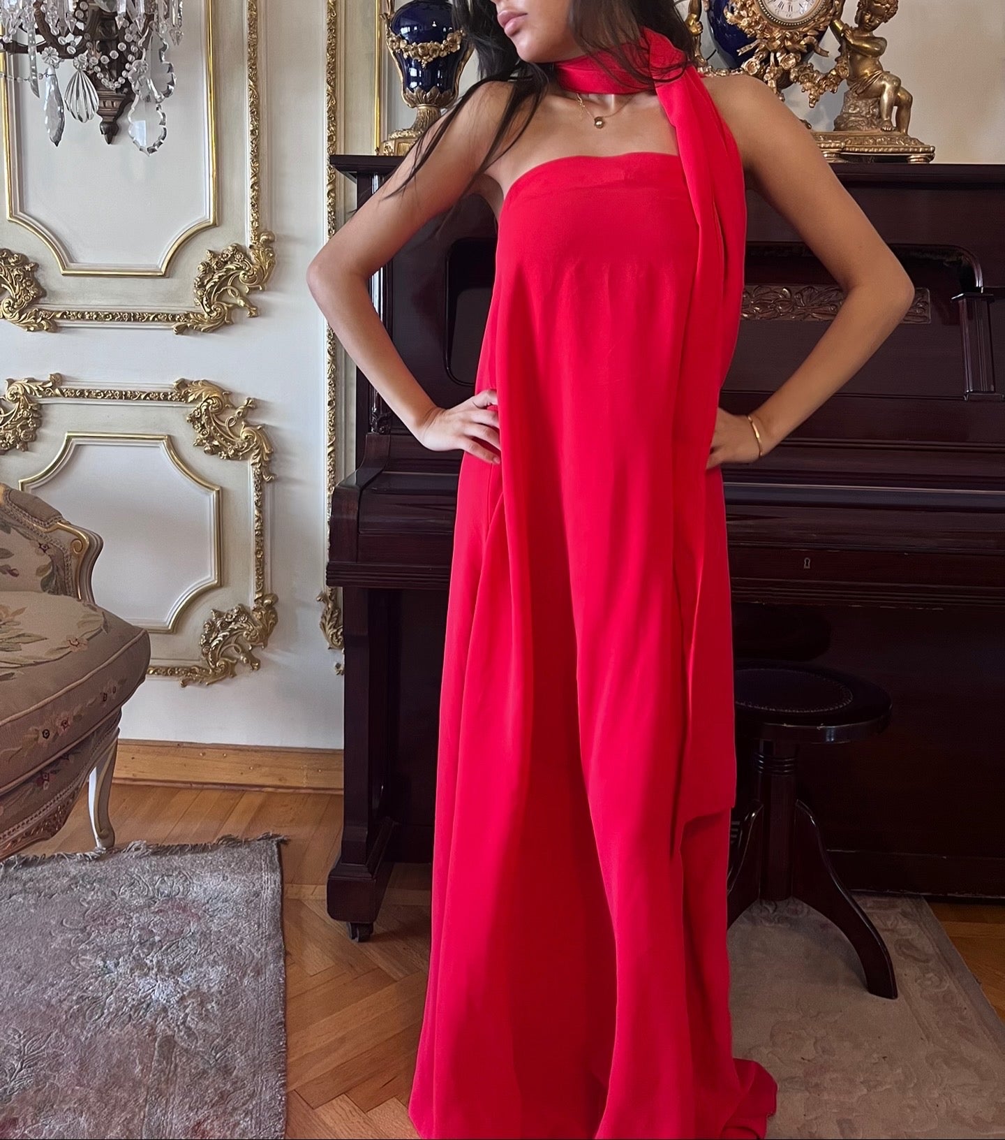 scarlet dress
