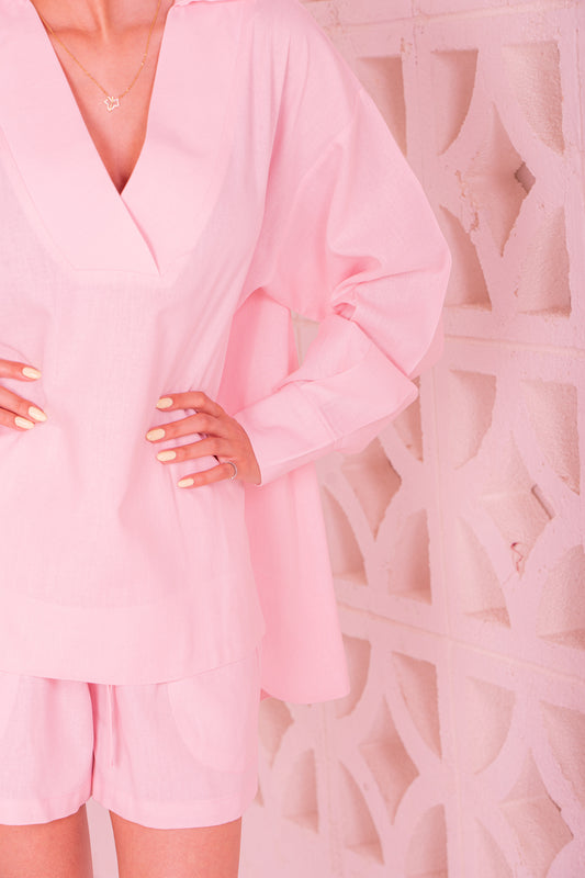 Blush Linen Set