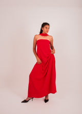 scarlet dress
