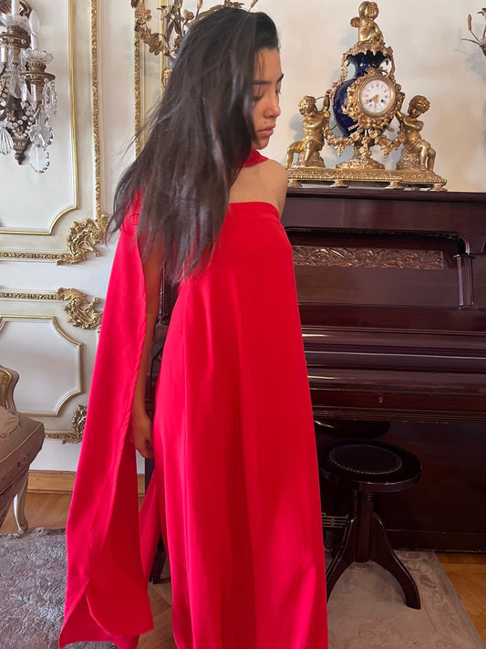 scarlet dress