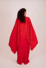 Scarlet Cape Dress
