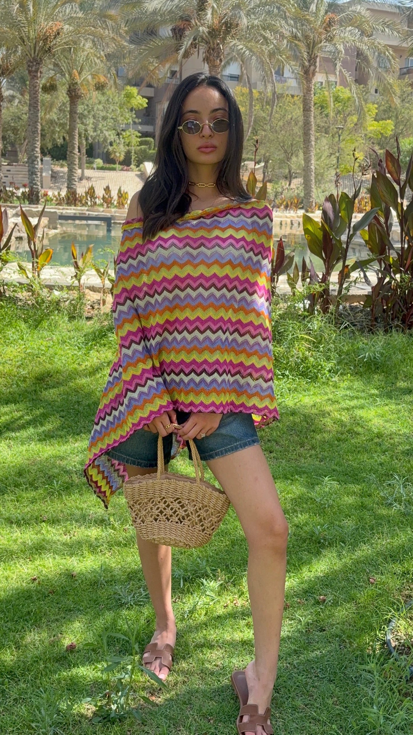 Zigzag Poncho