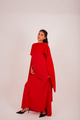 Scarlet Cape Dress