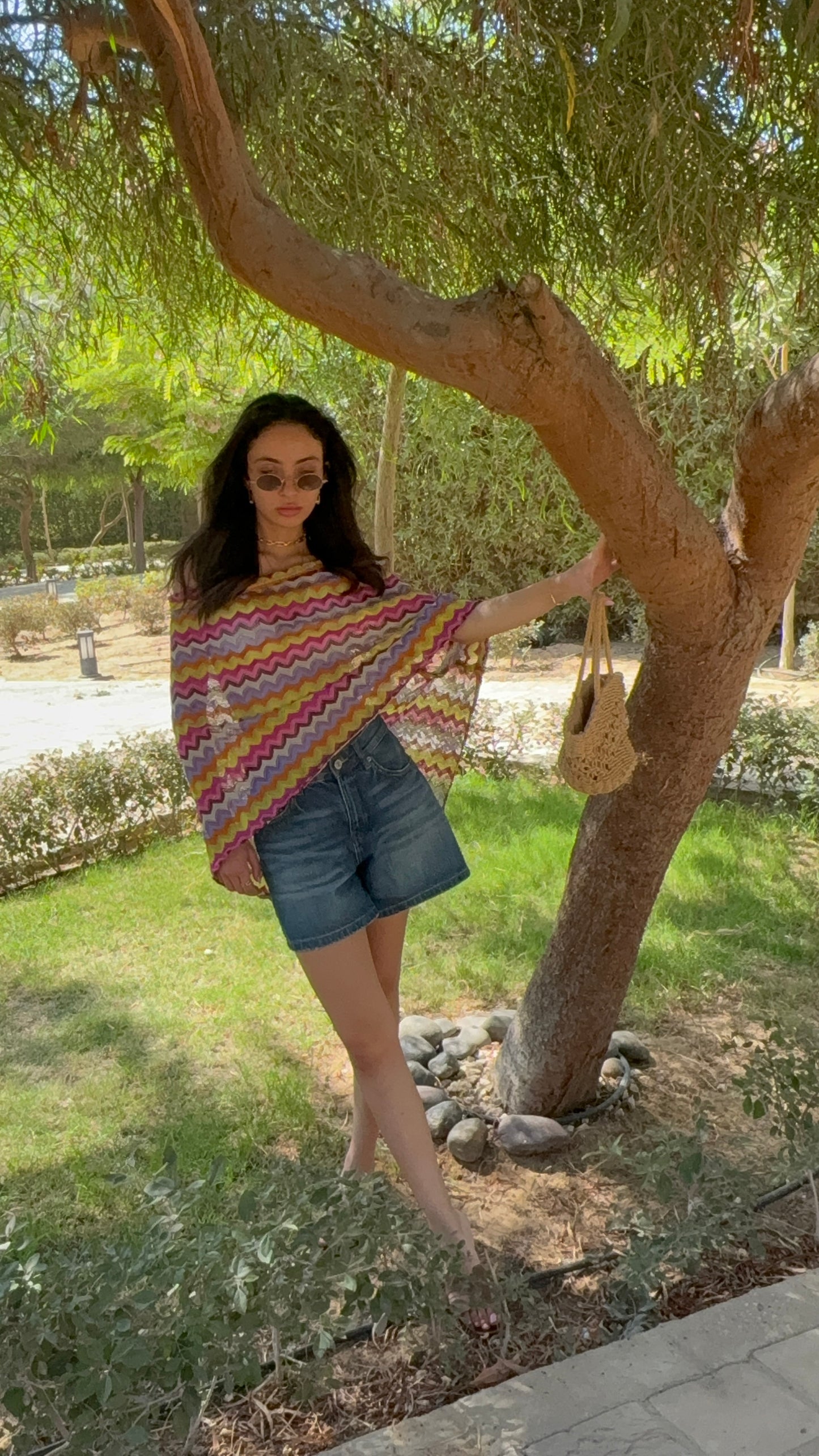 Zigzag Poncho