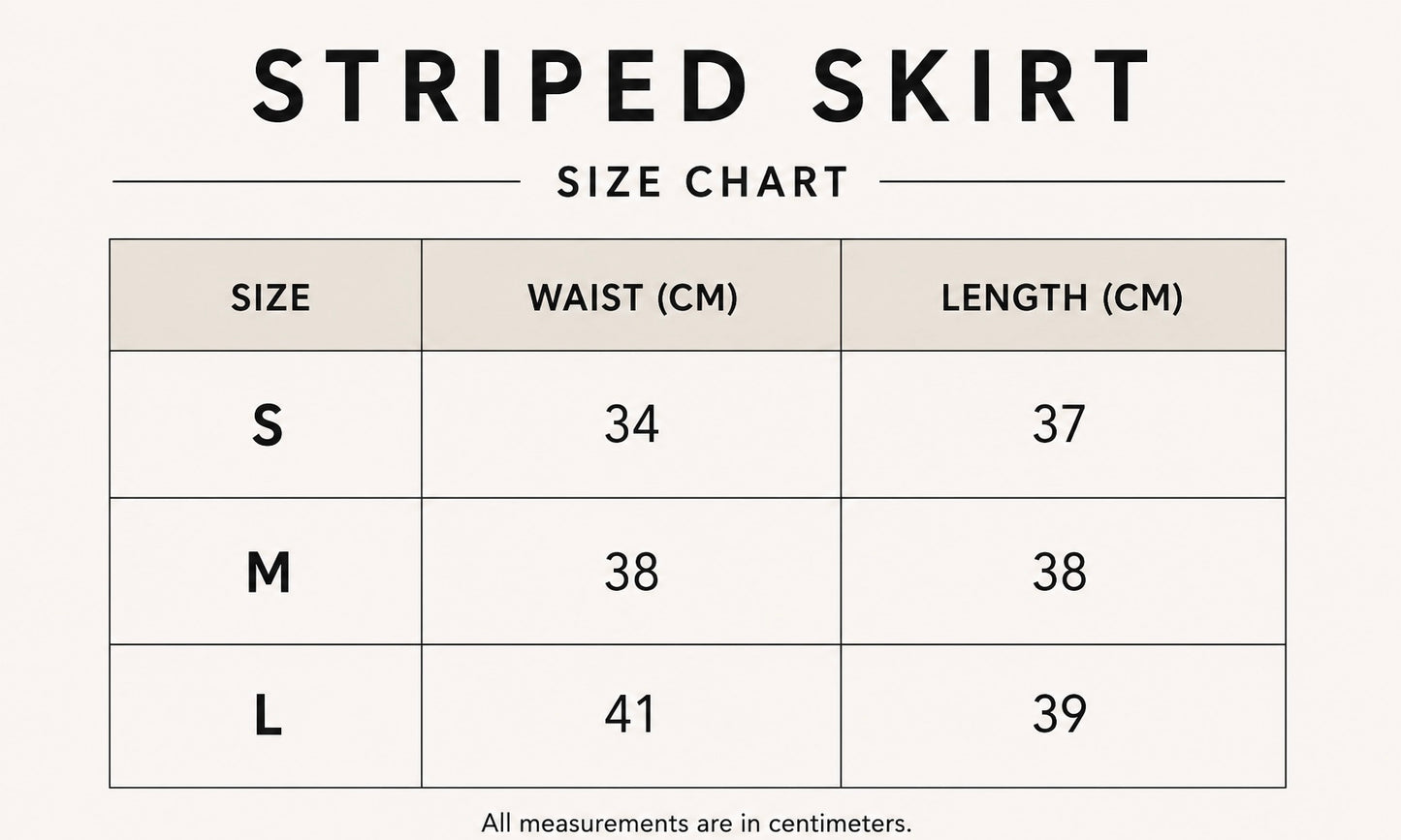 Striped Knit Skirt
