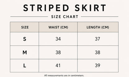 Striped Knit Skirt