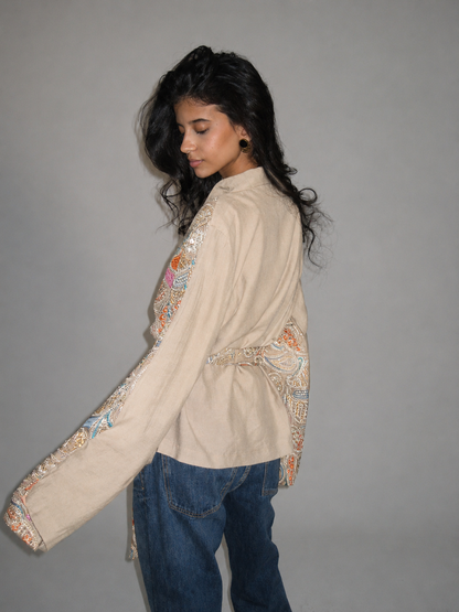 Najma Beige Cardigan
