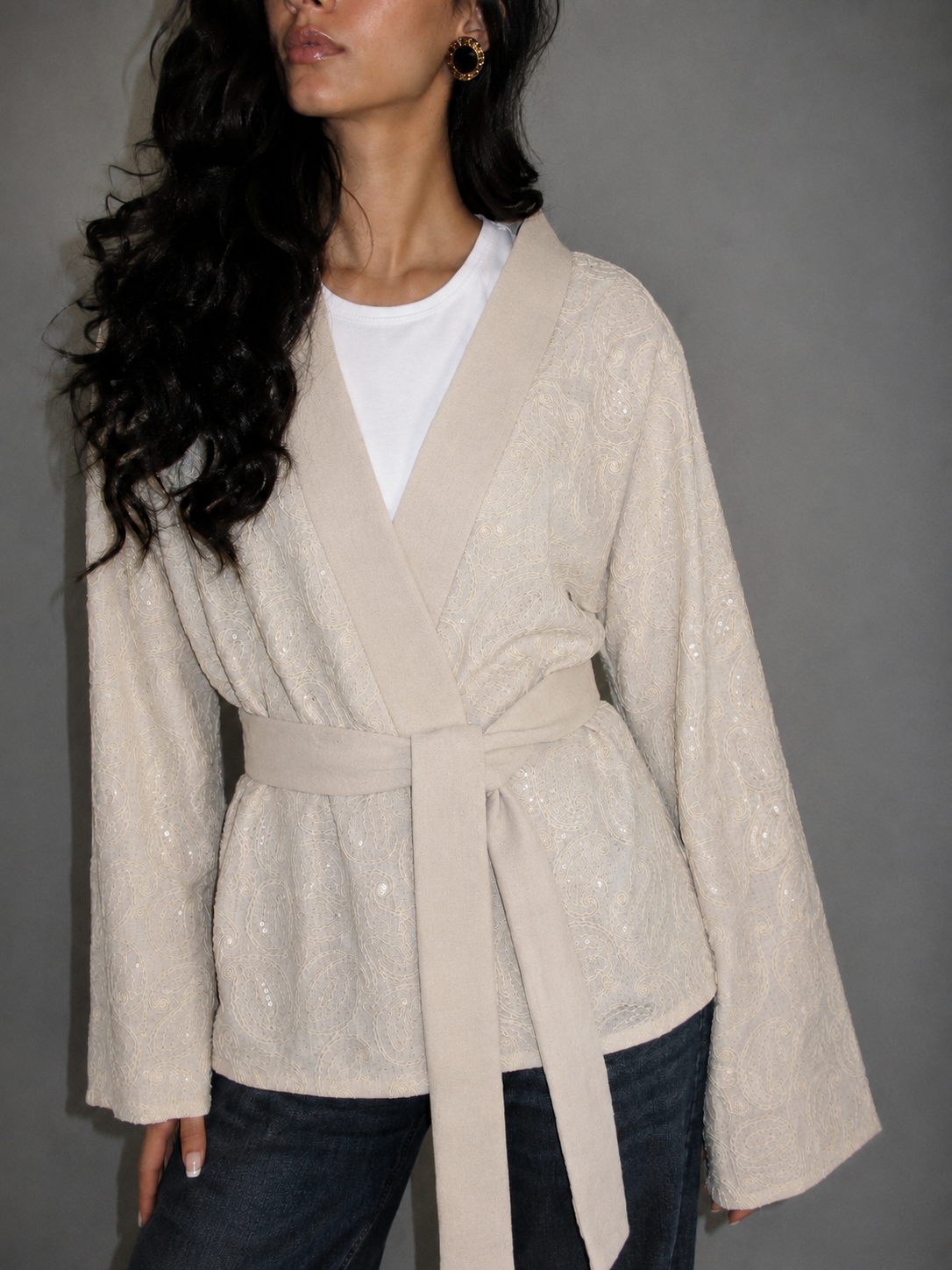Alma Paisley Cardigan