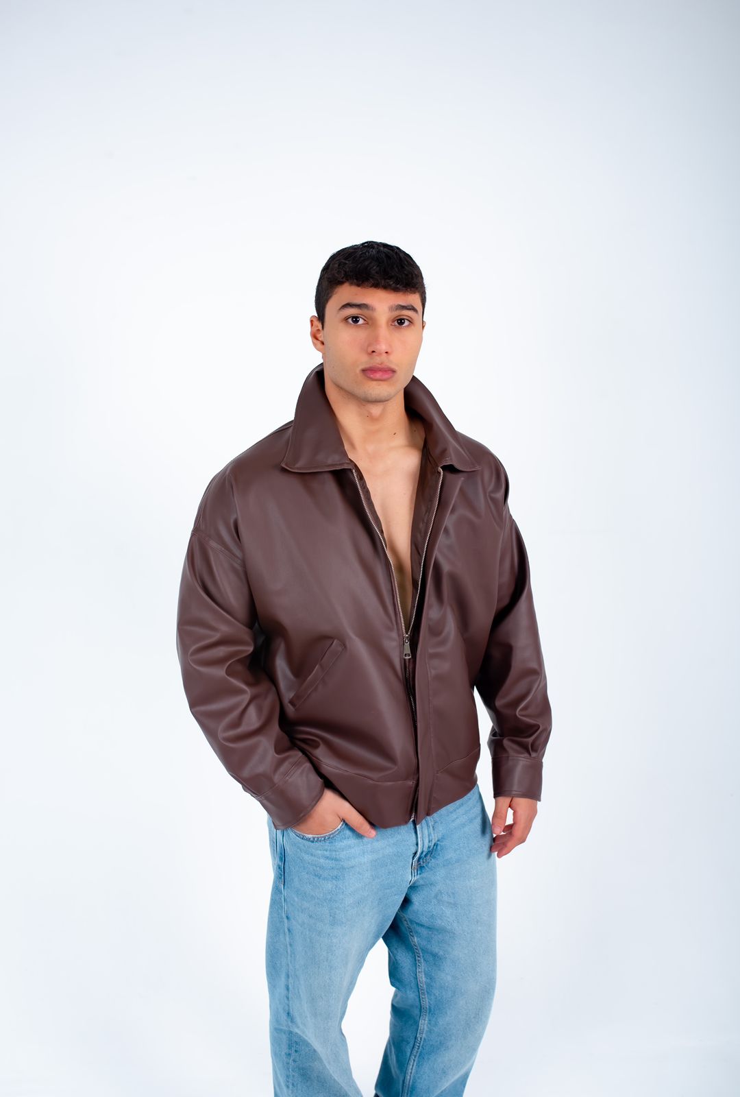 Chocolate Leather Jacket