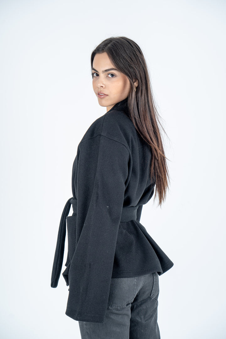 Black Belted Jacket