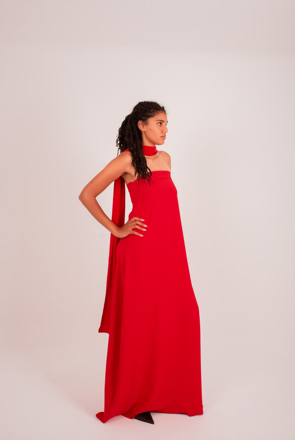 scarlet dress