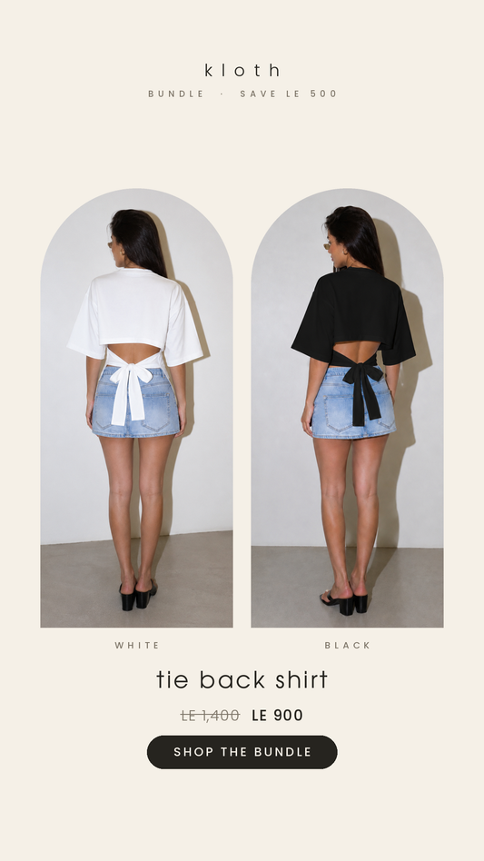 Tie Back Shirt - Bundle