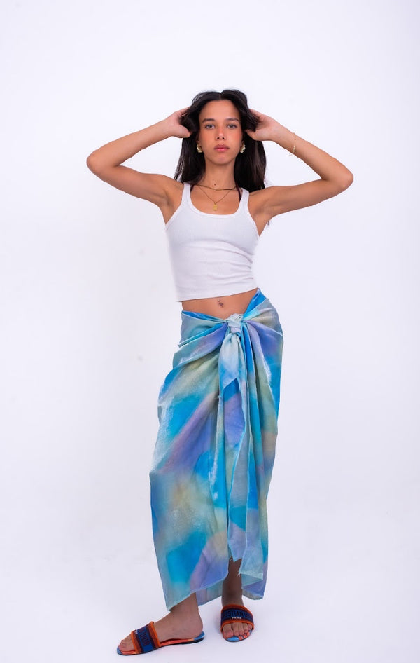galaxy blue wrap
